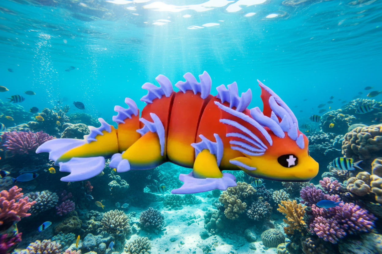 Amphibious Flexi Dragon